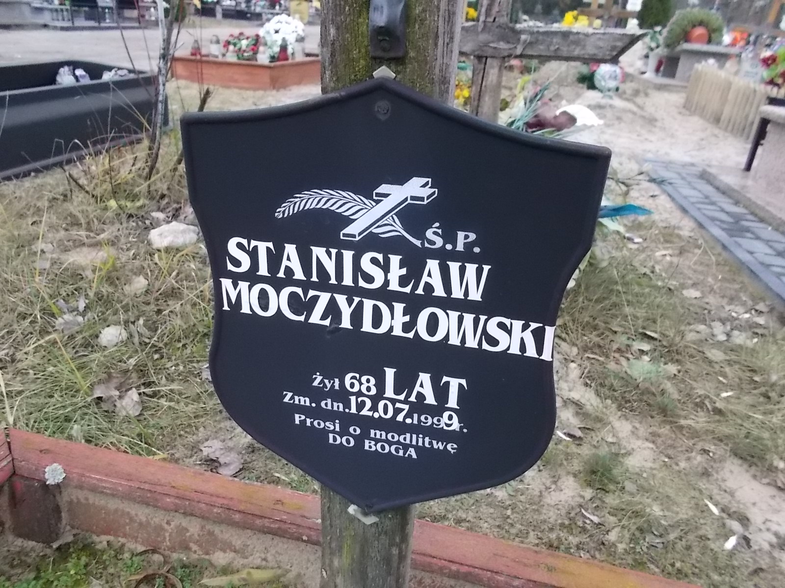 Stanisław Moczydłowski 1931 Ostrołęka - Grobonet - Wyszukiwarka osób pochowanych