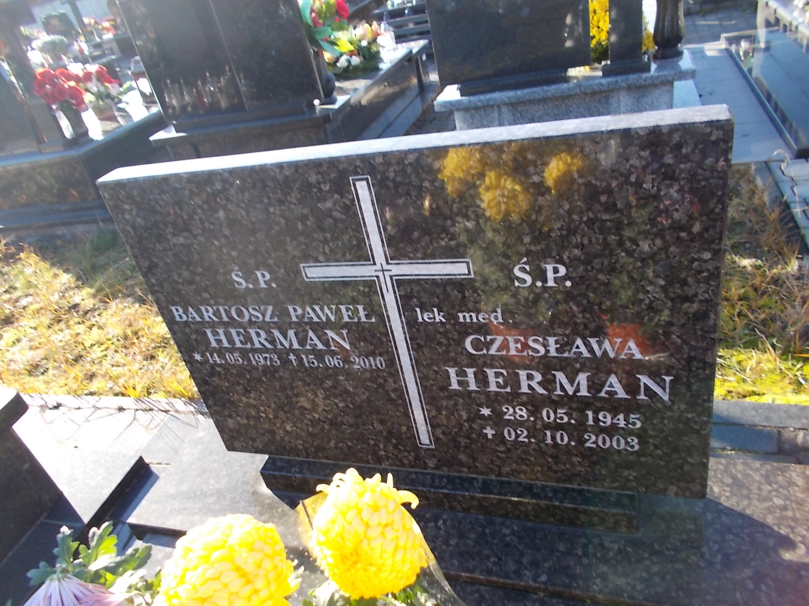 Czesława Herman 1945 Ostrołęka - Grobonet - Wyszukiwarka osób pochowanych