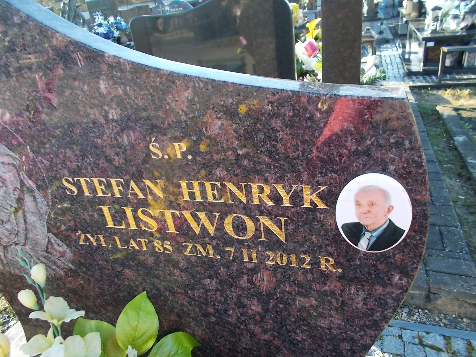 Stefan Henryk Listwon 1927 Ostrołęka - Grobonet - Wyszukiwarka osób pochowanych