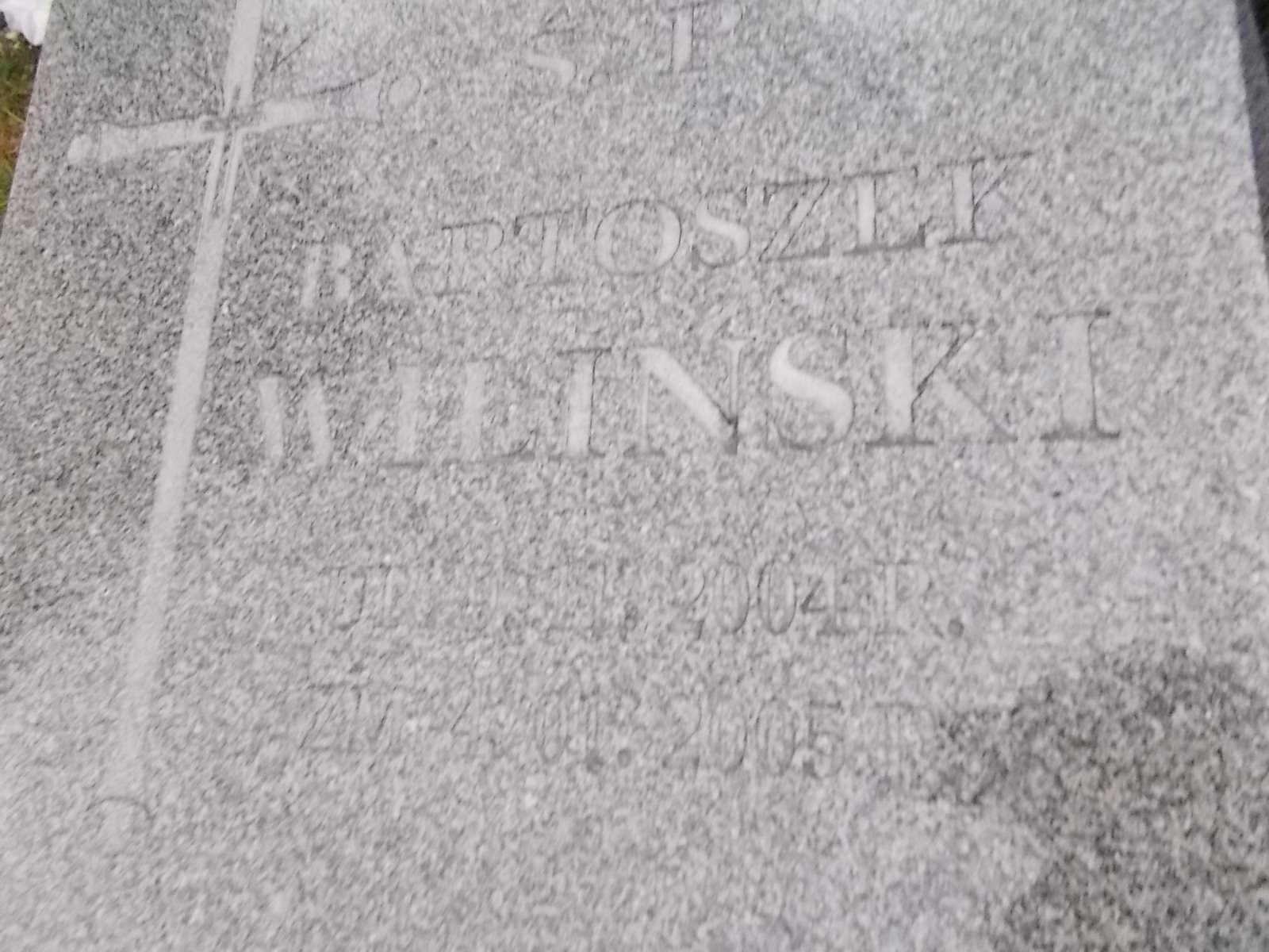 Bartosz WILIŃSKI 2004 Ostrołęka - Grobonet - Wyszukiwarka osób pochowanych