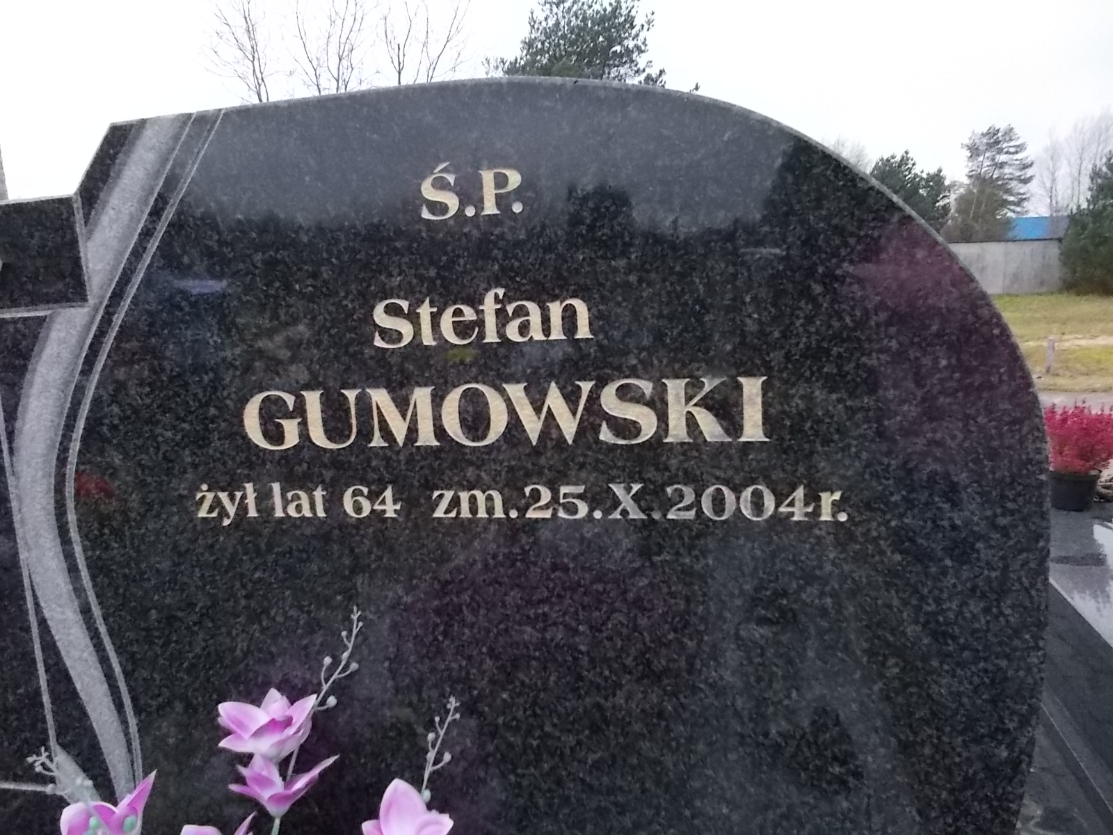 Stefan Gumowski 1940 Ostrołęka - Grobonet - Wyszukiwarka osób pochowanych