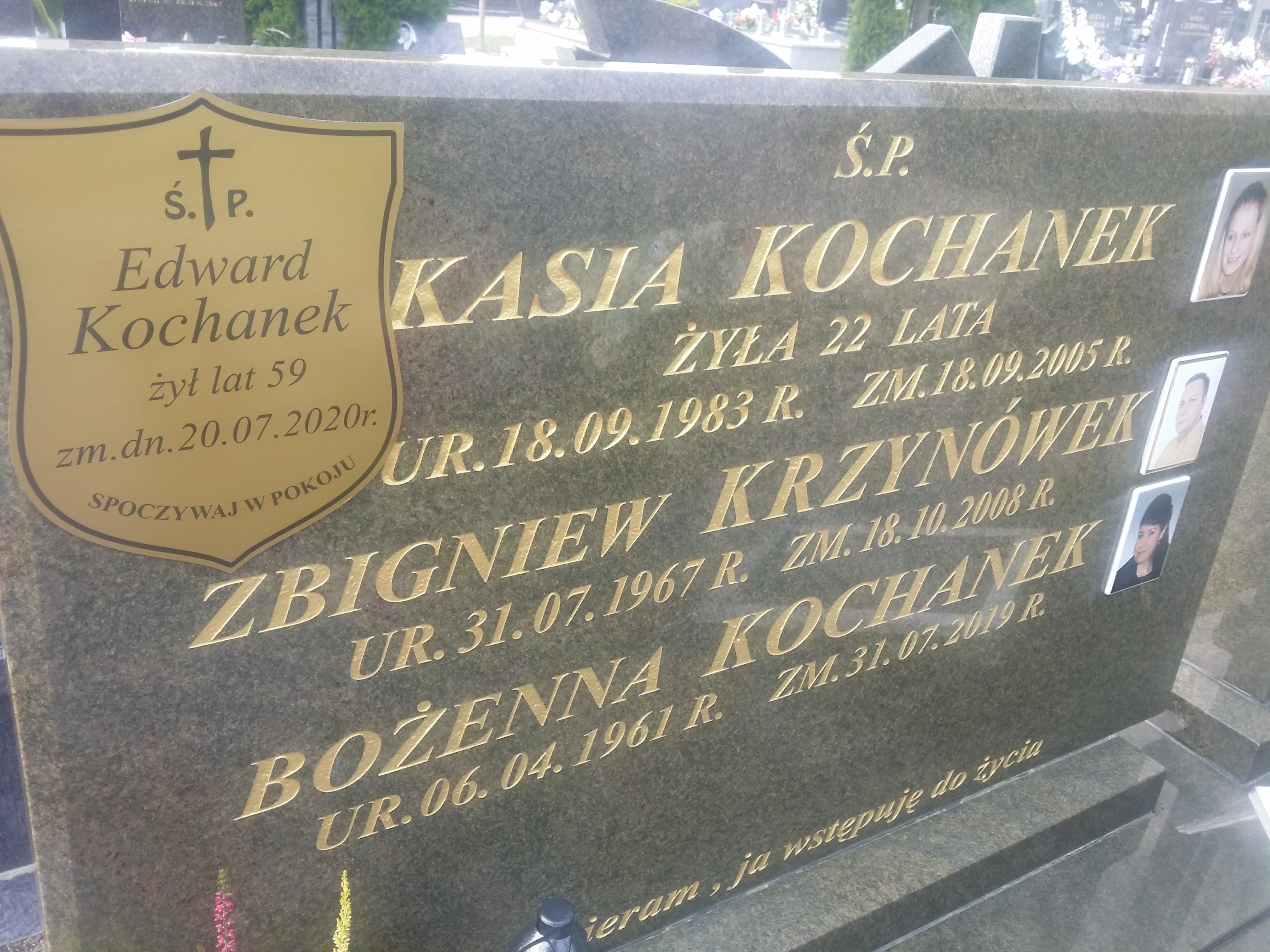 Katarzyna KOCHANEK 1983 Ostrołęka - Grobonet - Wyszukiwarka osób pochowanych