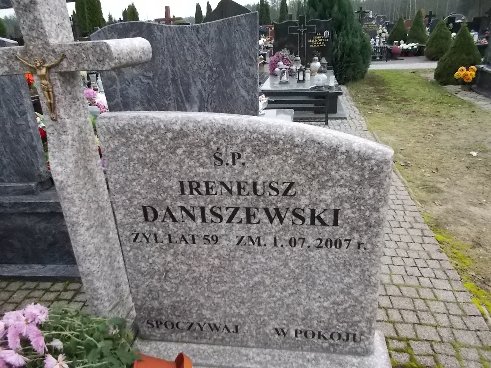 Ireneusz Tadeusz Daniszewski 1948 Ostrołęka - Grobonet - Wyszukiwarka osób pochowanych