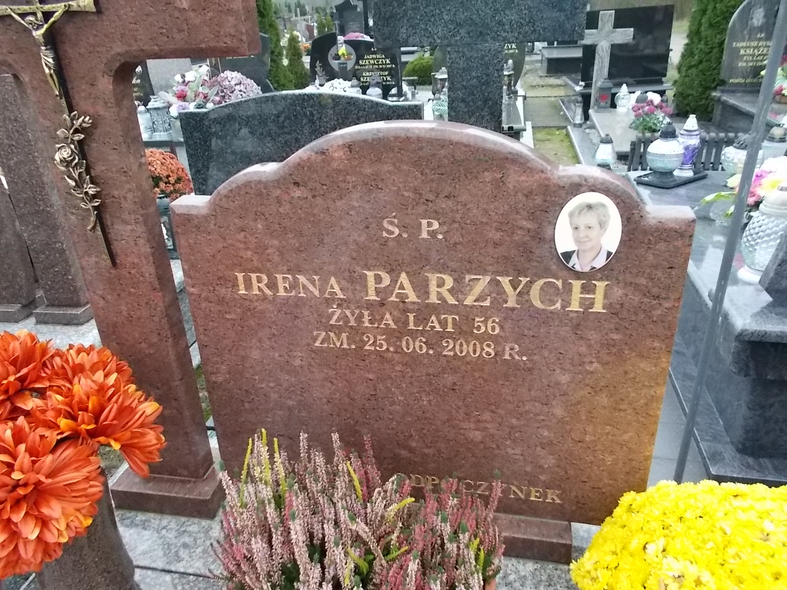 Irena Parzych 1952 Ostrołęka - Grobonet - Wyszukiwarka osób pochowanych