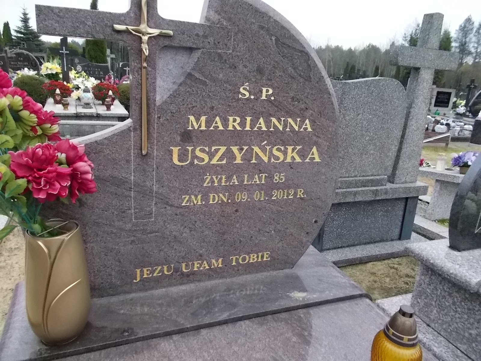 Marianna Uszyńska 1927 Ostrołęka - Grobonet - Wyszukiwarka osób pochowanych