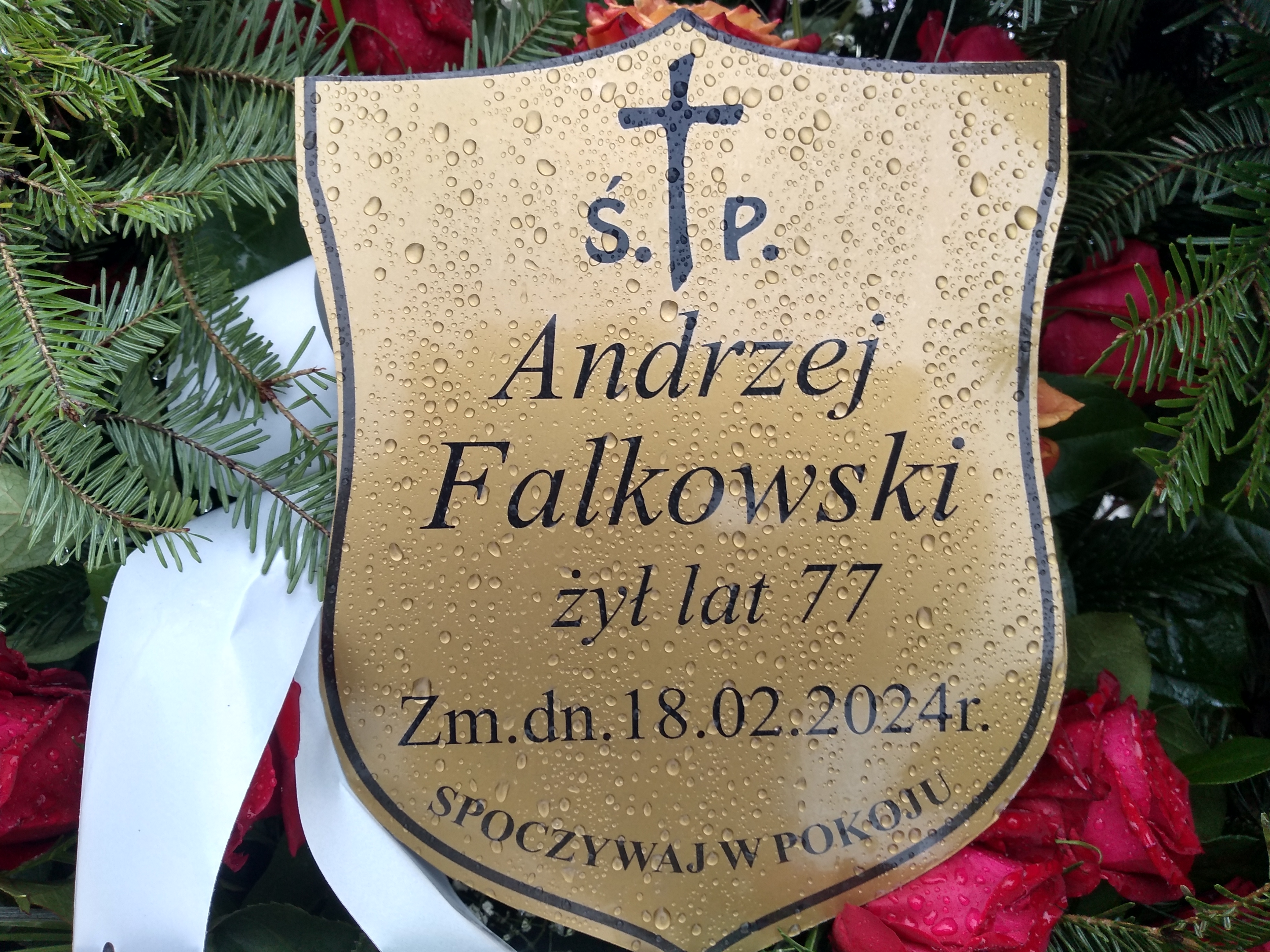 Andrzej Falkowski 1946 Ostrołęka - Grobonet - Wyszukiwarka osób pochowanych