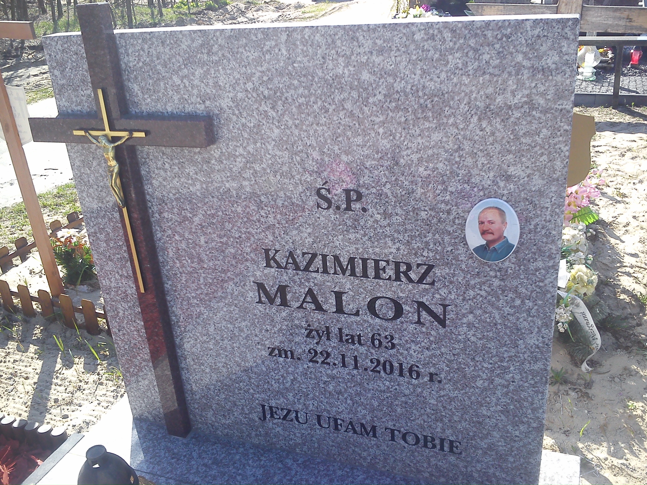 Kazimierz Malon 1953 Ostrołęka - Grobonet - Wyszukiwarka osób pochowanych