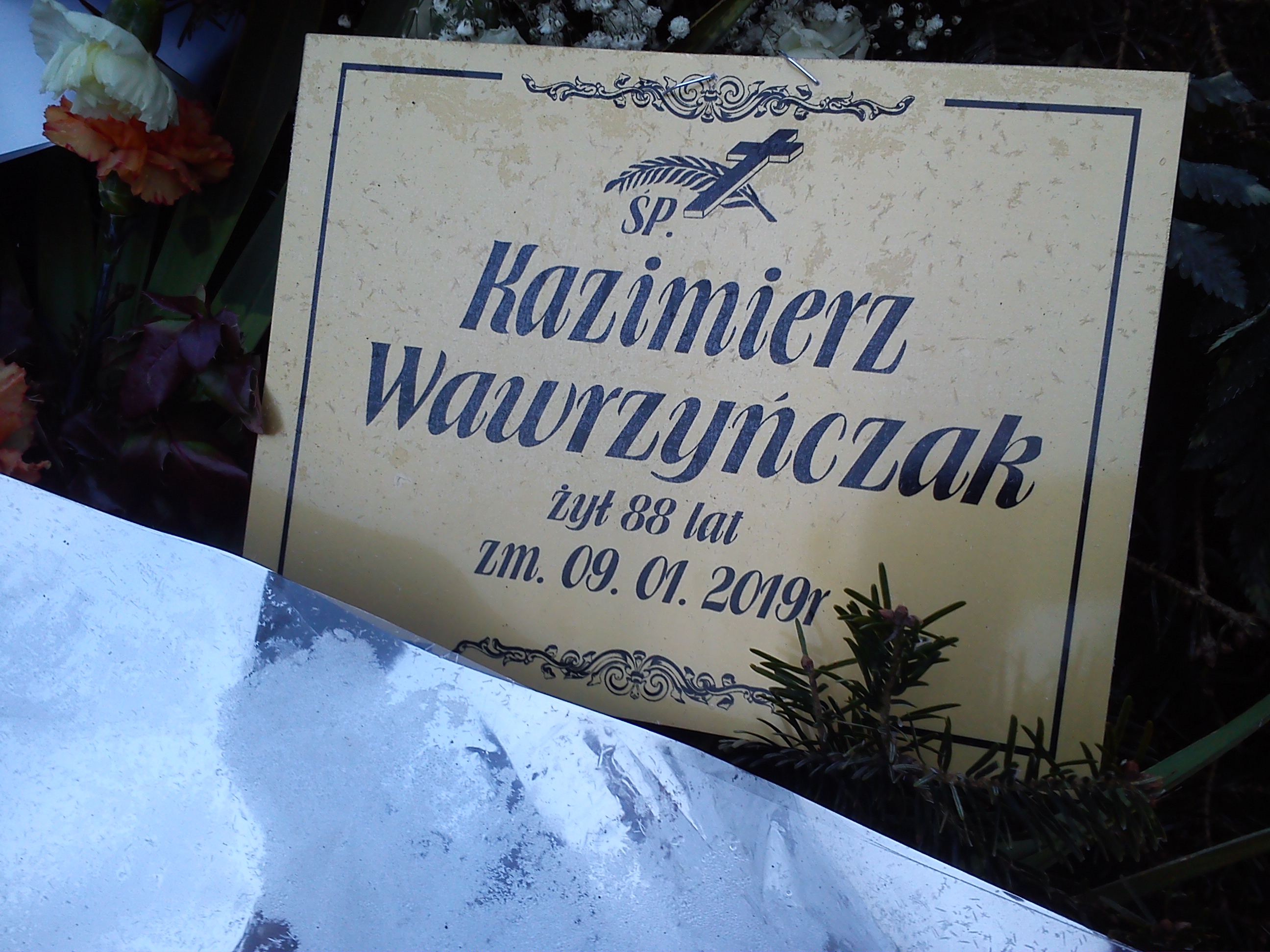 Kazimierz Wawrzyńczak 1931 Ostrołęka - Grobonet - Wyszukiwarka osób pochowanych