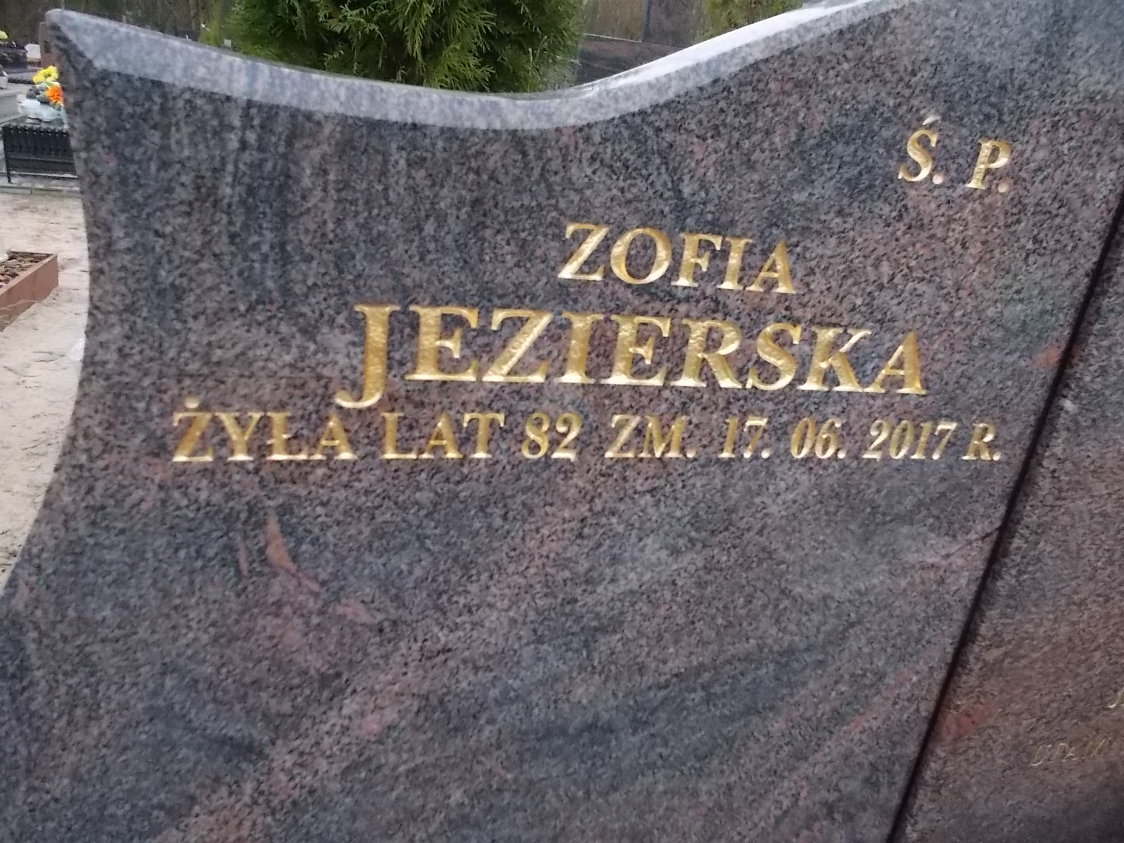 Zofia JEZIERSKA 1935 Ostrołęka - Grobonet - Wyszukiwarka osób pochowanych