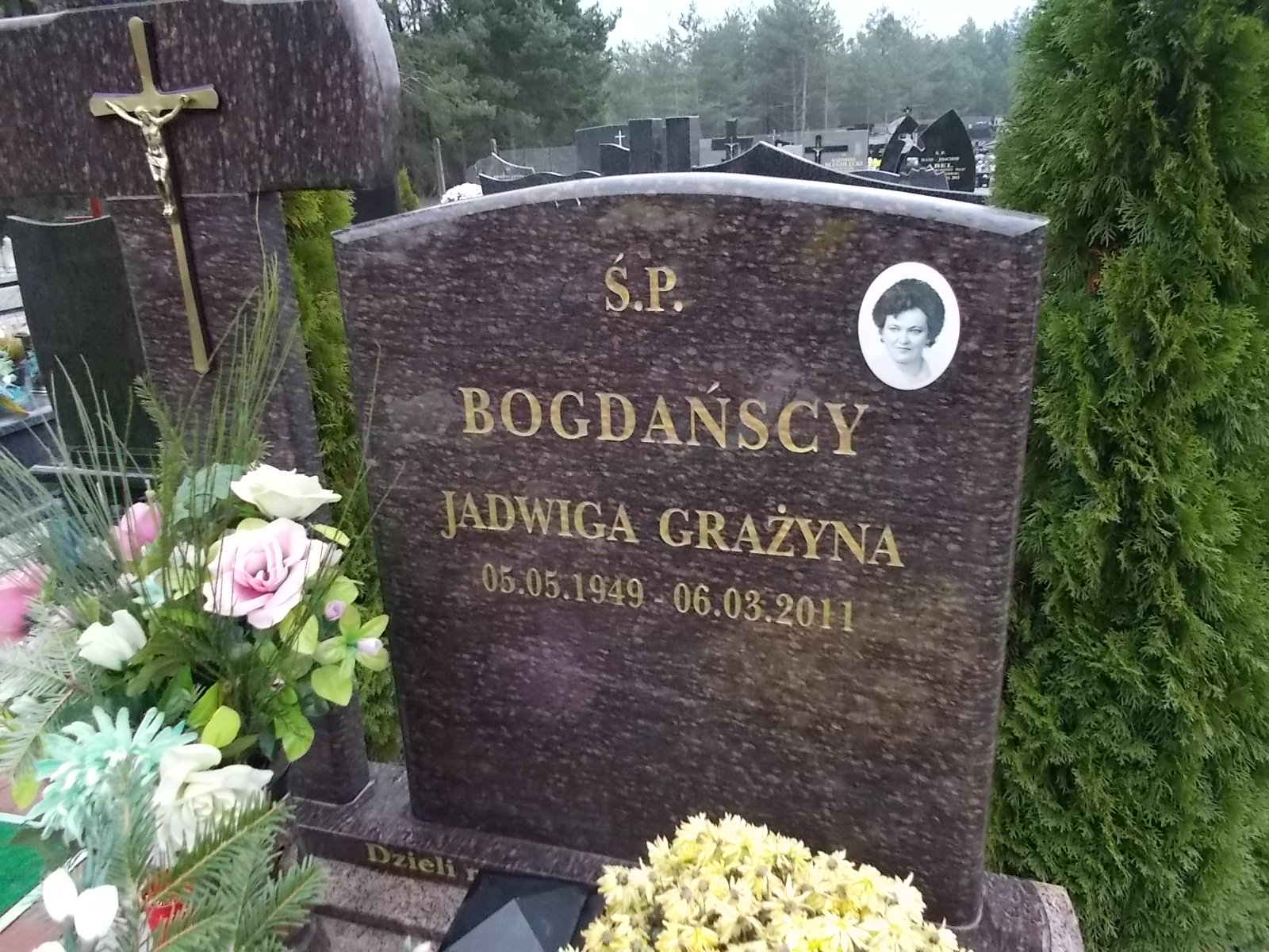 Jadwiga Grażyna Bogdańska 1949 Ostrołęka - Grobonet - Wyszukiwarka osób pochowanych