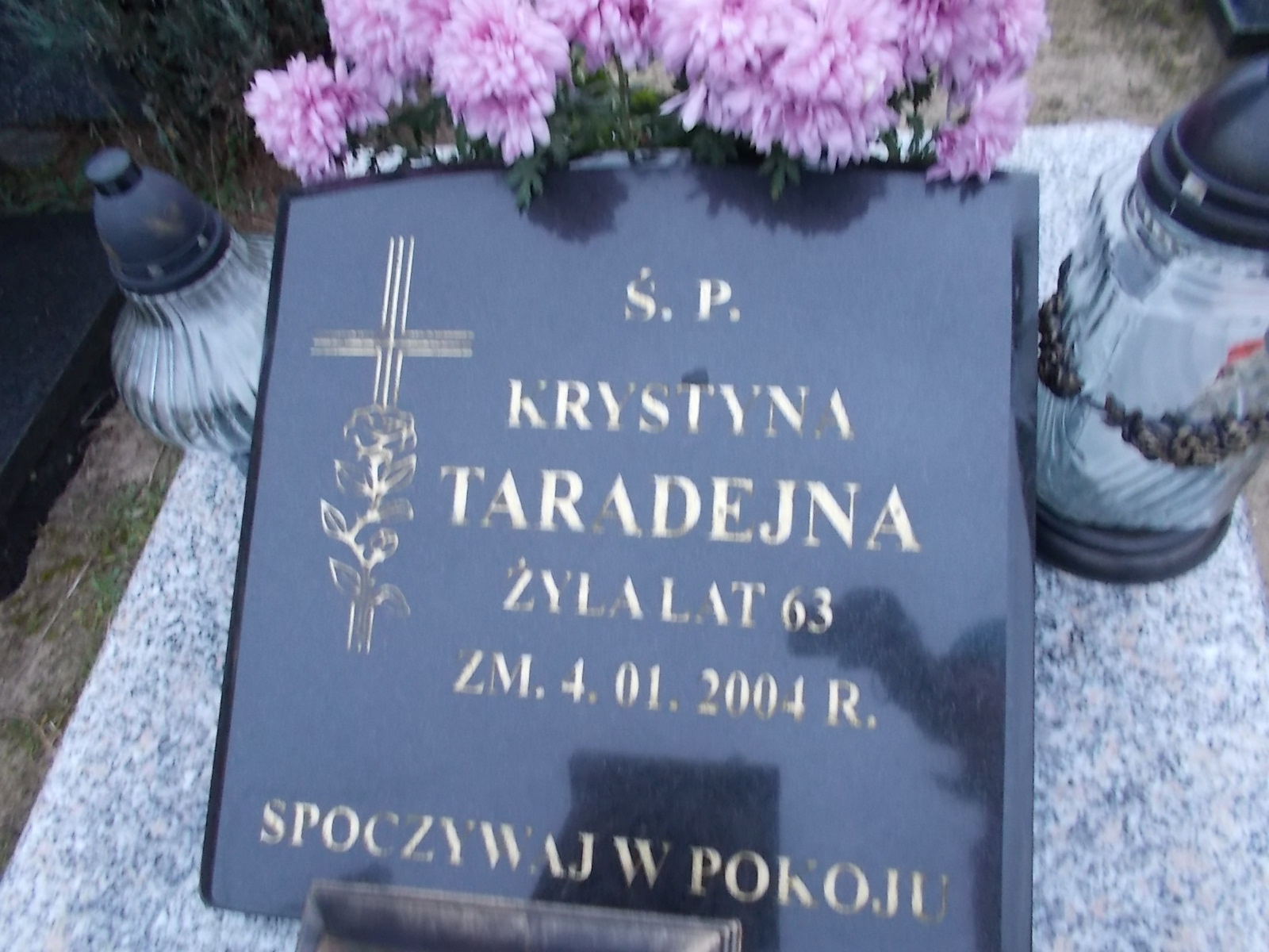 Krystyna Taradejna  1941 Ostrołęka - Grobonet - Wyszukiwarka osób pochowanych