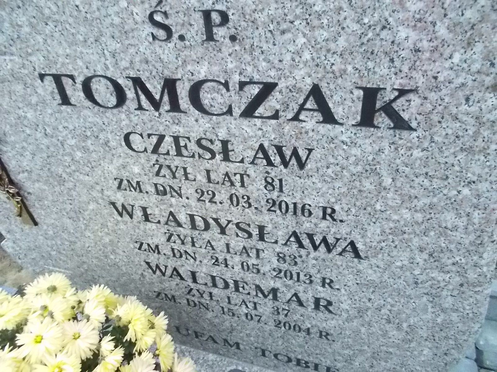 Władysława Tomczak 1930 Ostrołęka - Grobonet - Wyszukiwarka osób pochowanych