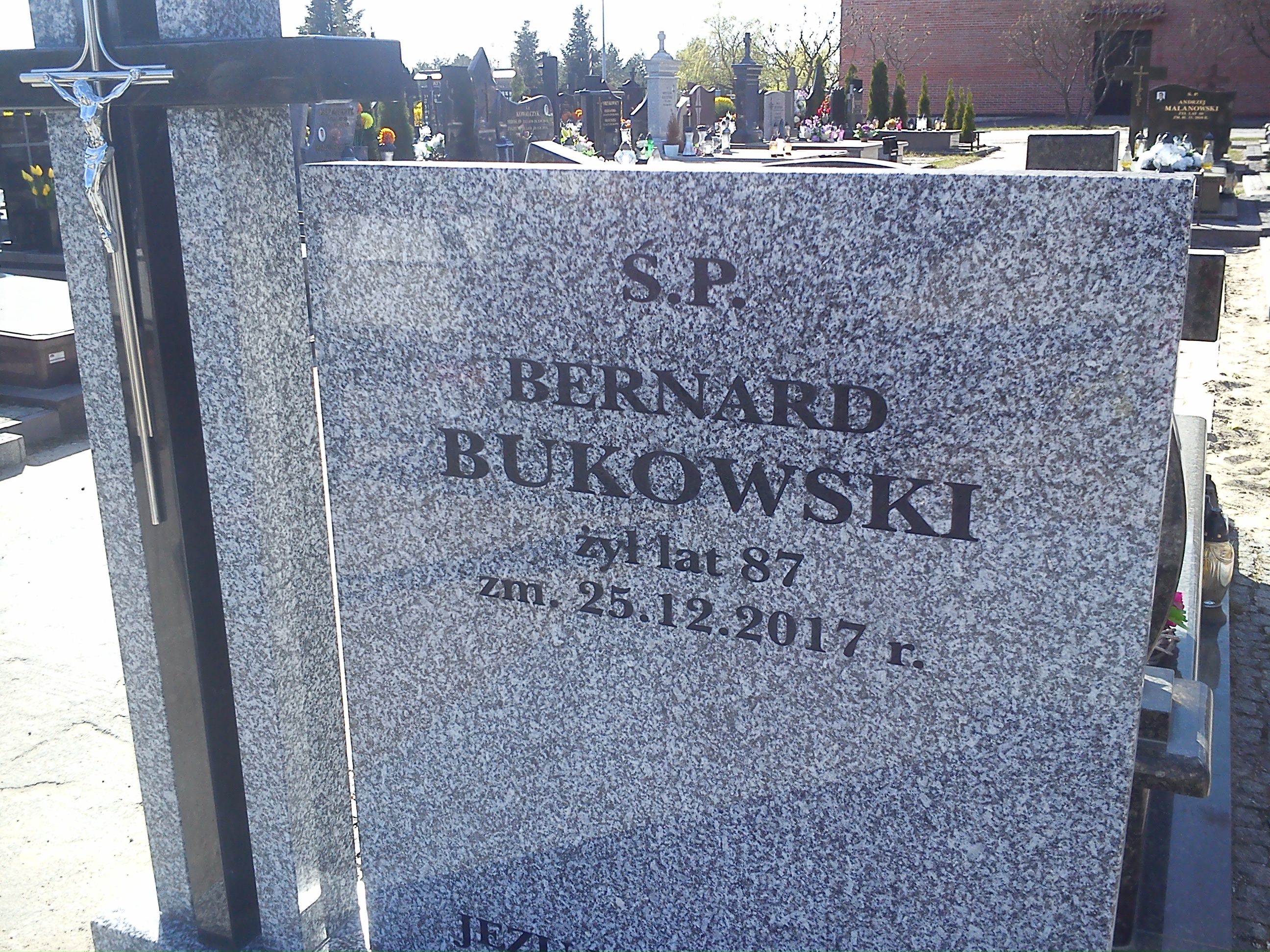 Bernard Bukowski 1930 Ostrołęka - Grobonet - Wyszukiwarka osób pochowanych