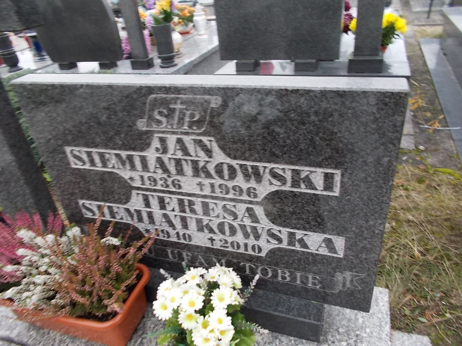 Jan SIEMIĄTKOWSKI 1936 Ostrołęka - Grobonet - Wyszukiwarka osób pochowanych
