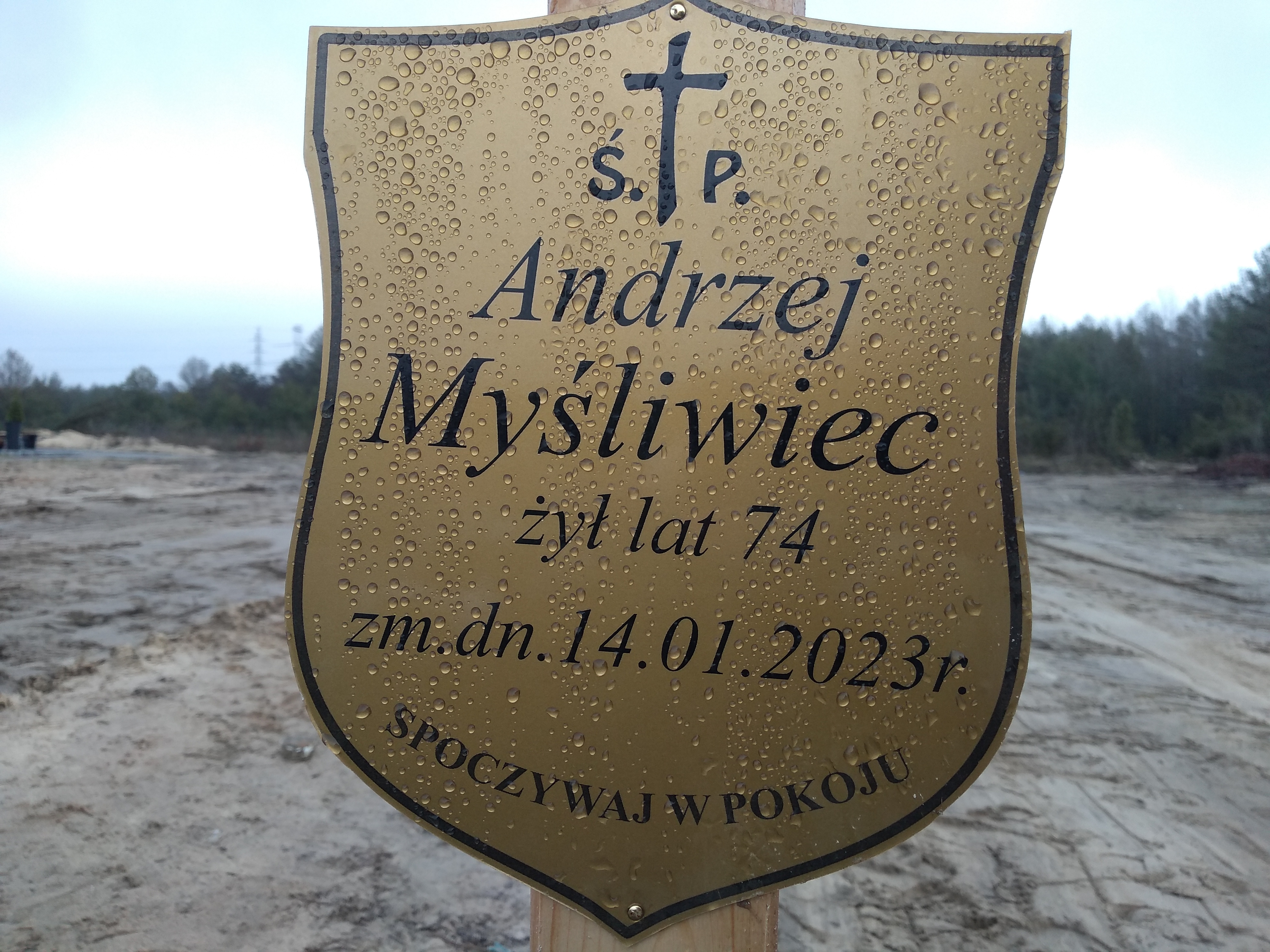 Andrzej Myśliwiec 1949 Ostrołęka - Grobonet - Wyszukiwarka osób pochowanych