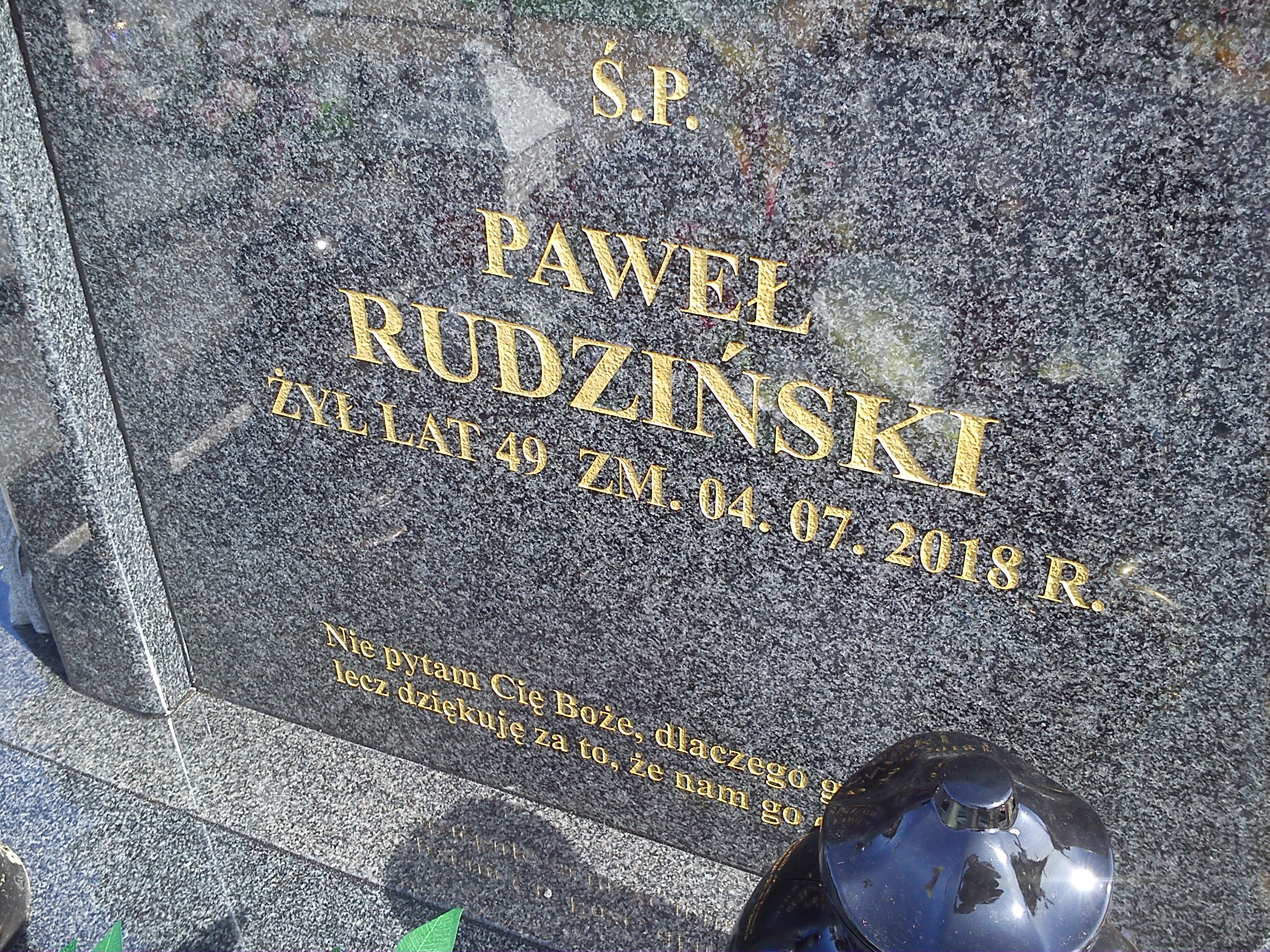 Paweł Rudziński 1969 Ostrołęka - Grobonet - Wyszukiwarka osób pochowanych