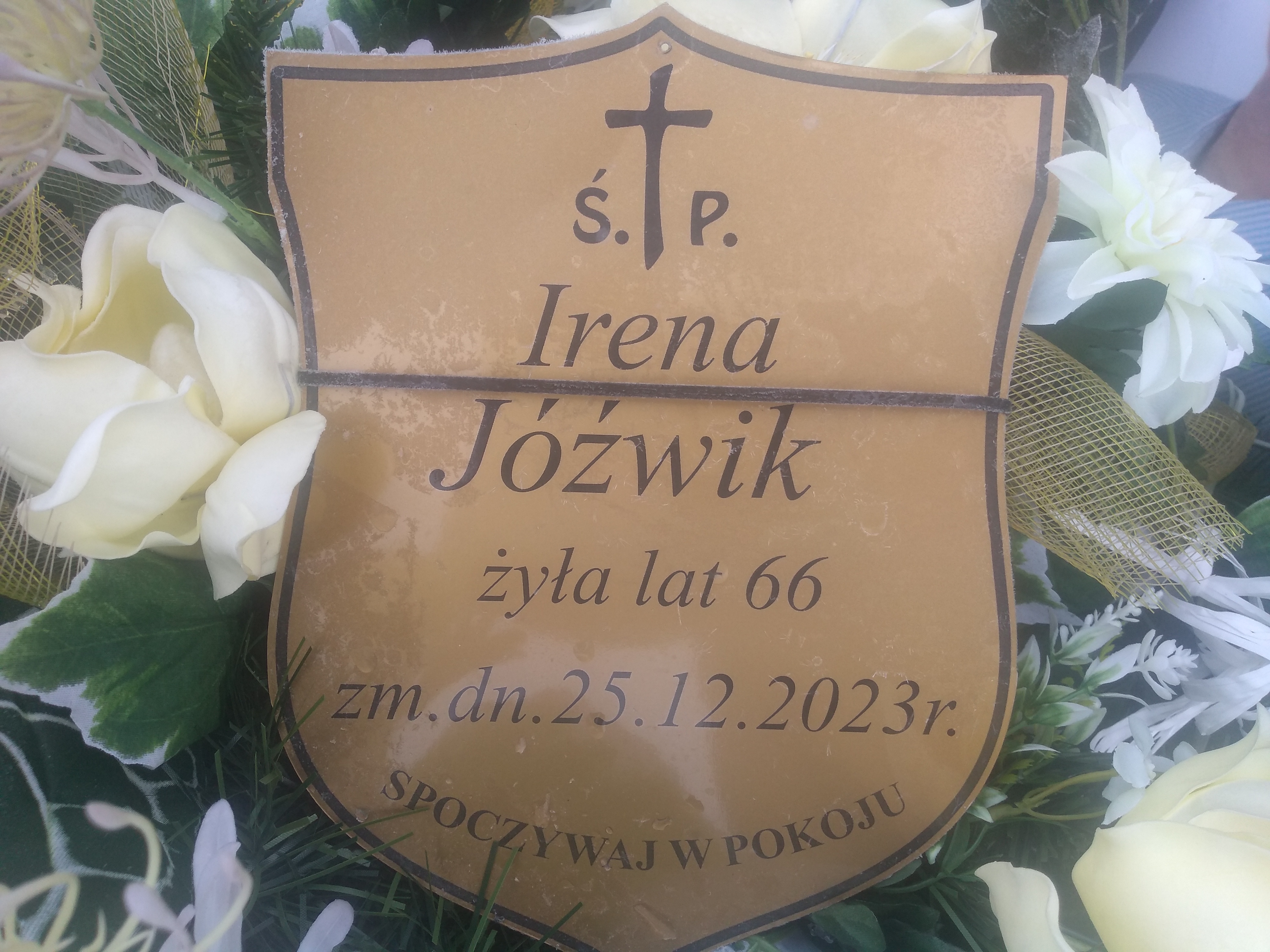 Irena Jóźwik 1957 Ostrołęka - Grobonet - Wyszukiwarka osób pochowanych