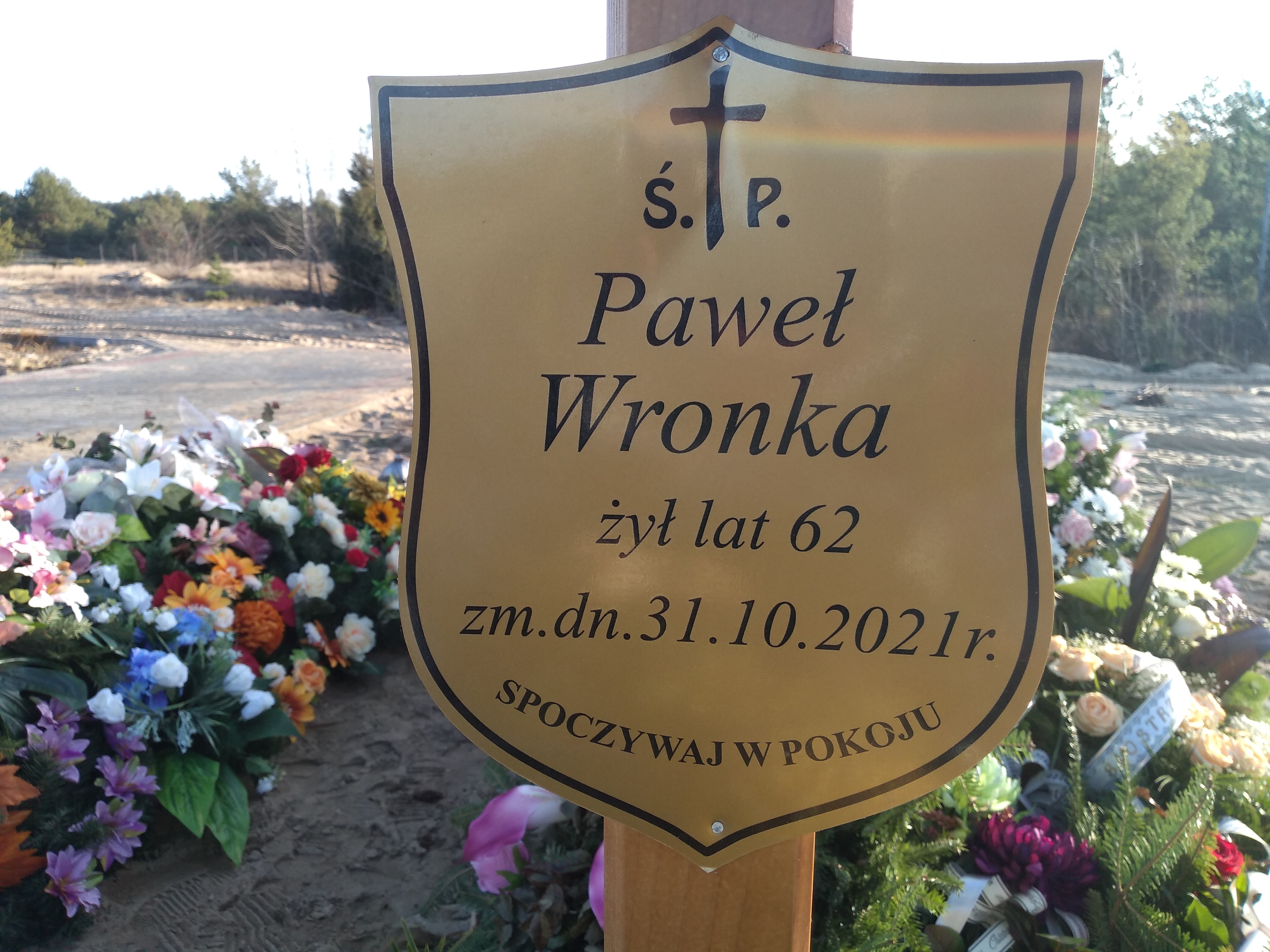 Paweł Wronka 1959 Ostrołęka - Grobonet - Wyszukiwarka osób pochowanych