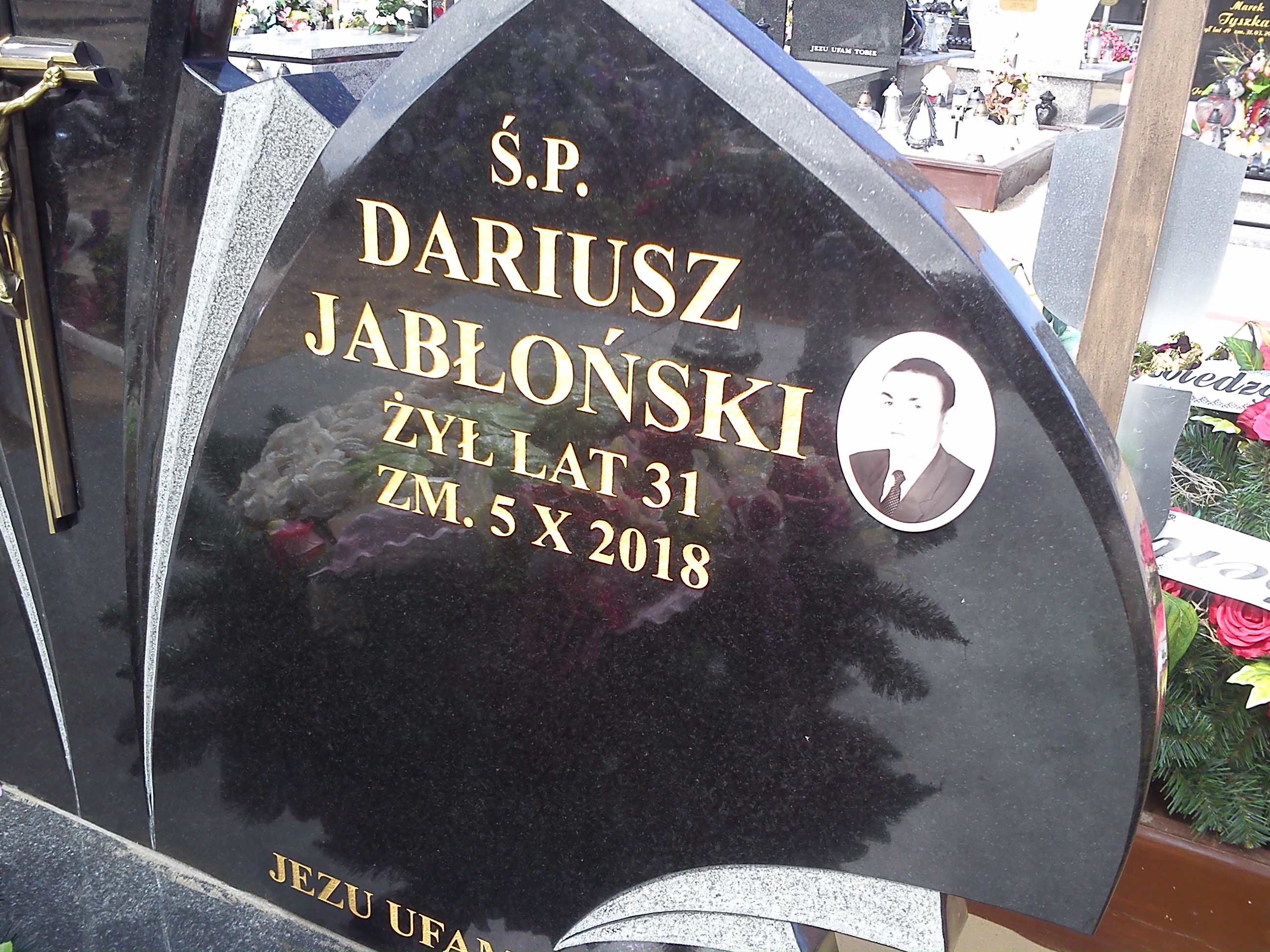 Mariusz Jabłoński 1985 Ostrołęka - Grobonet - Wyszukiwarka osób pochowanych