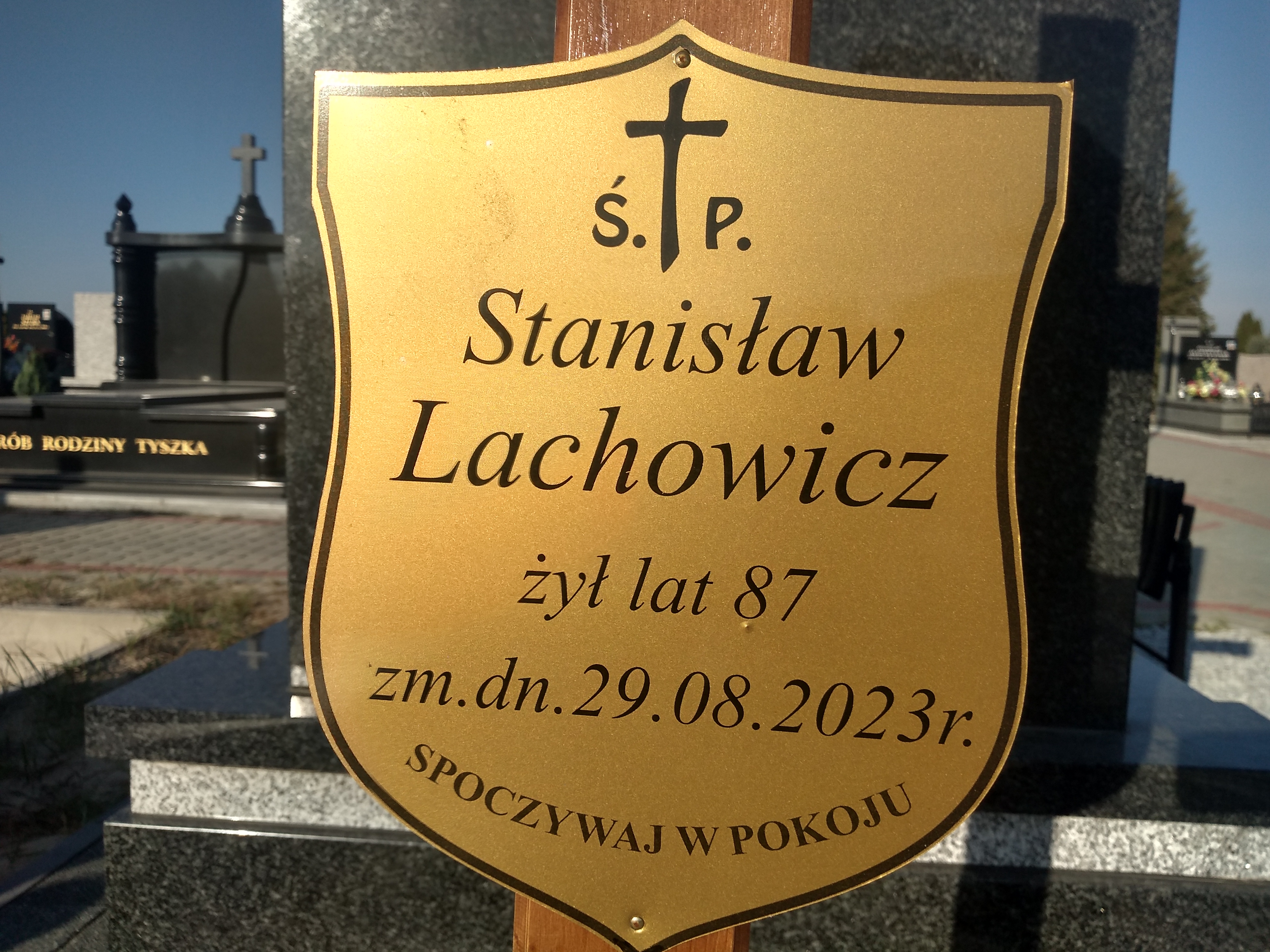 Stanisław Lachowicz  1936 Ostrołęka - Grobonet - Wyszukiwarka osób pochowanych