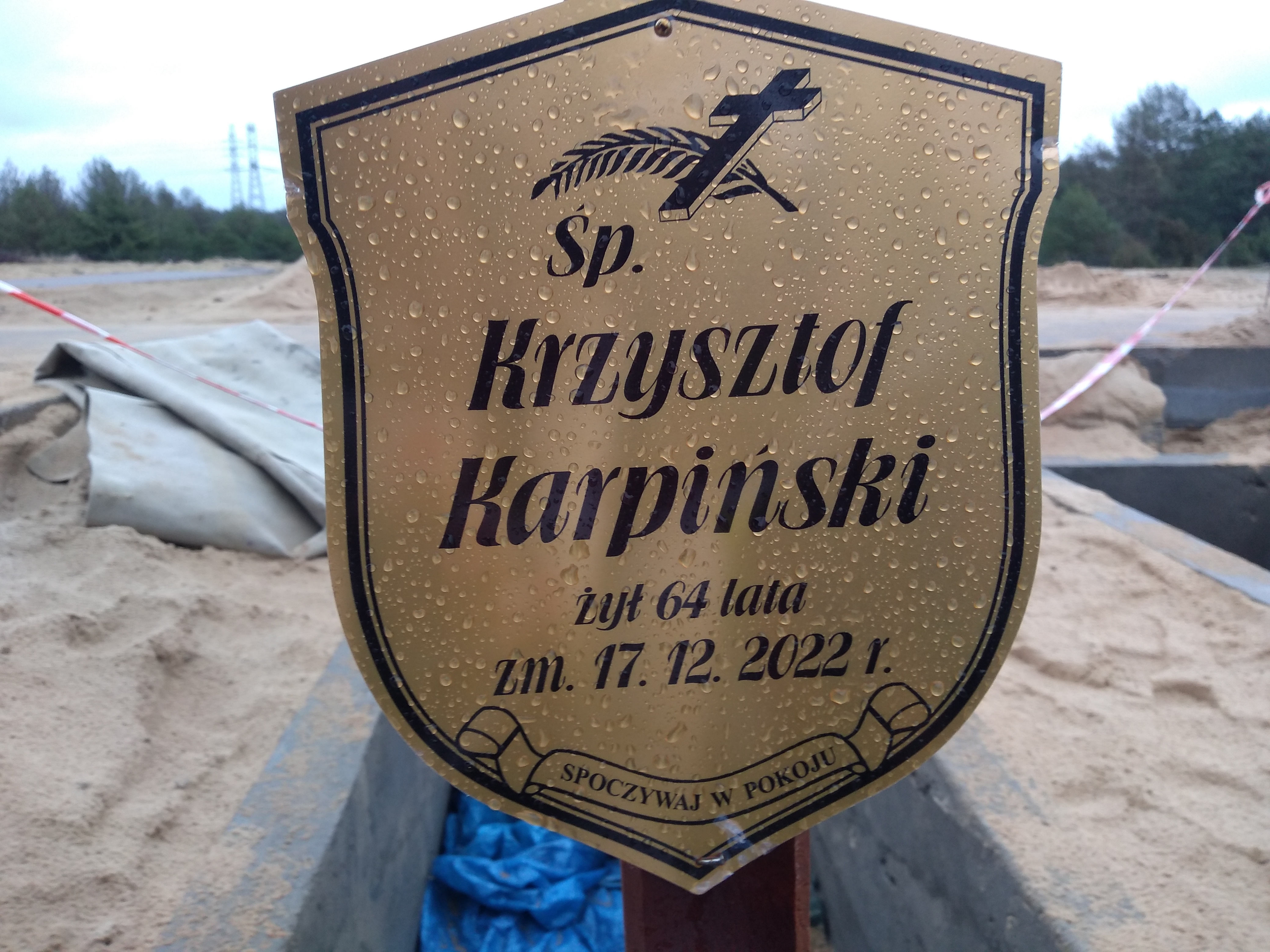 Krzysztof Karpiński  1958 Ostrołęka - Grobonet - Wyszukiwarka osób pochowanych