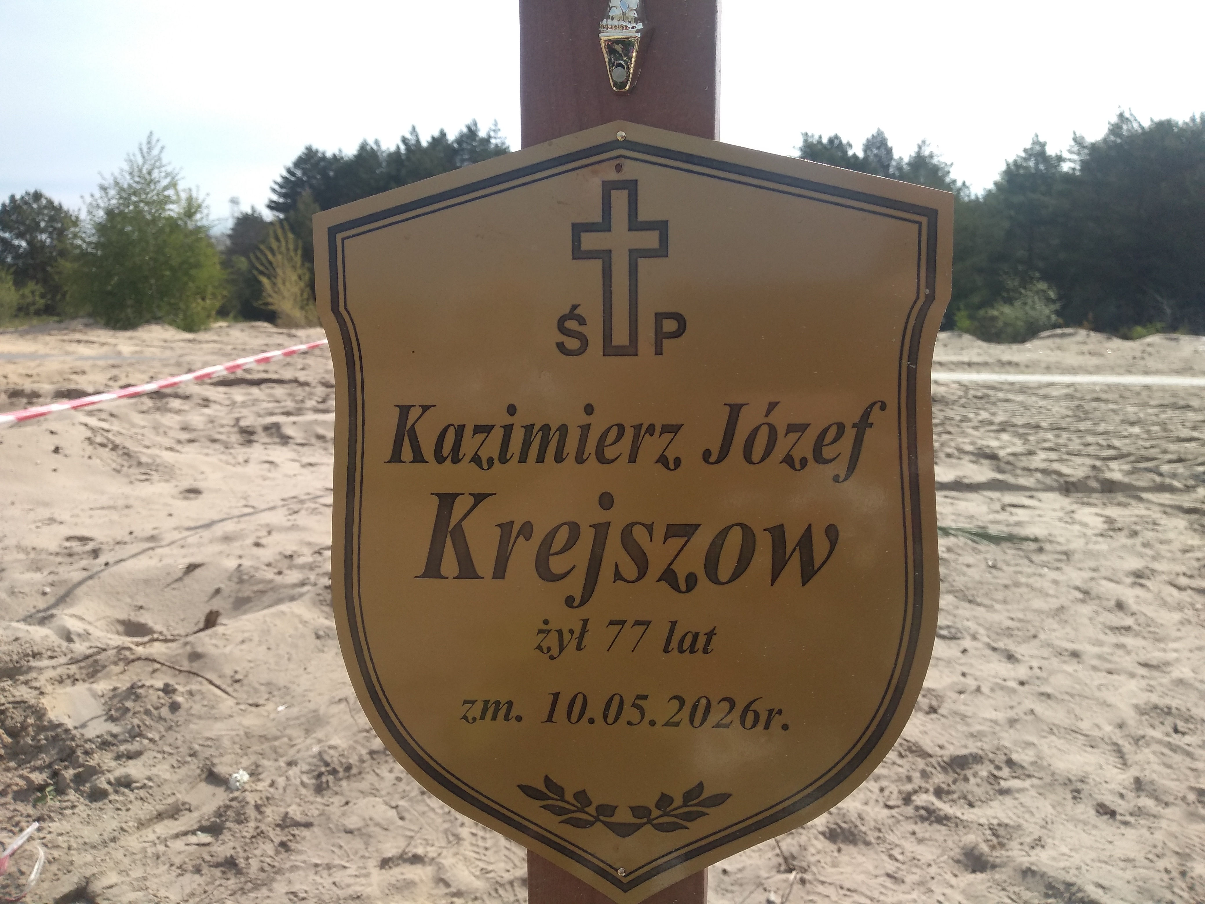 Kazimierz Krejszow 1949 Ostrołęka - Grobonet - Wyszukiwarka osób pochowanych