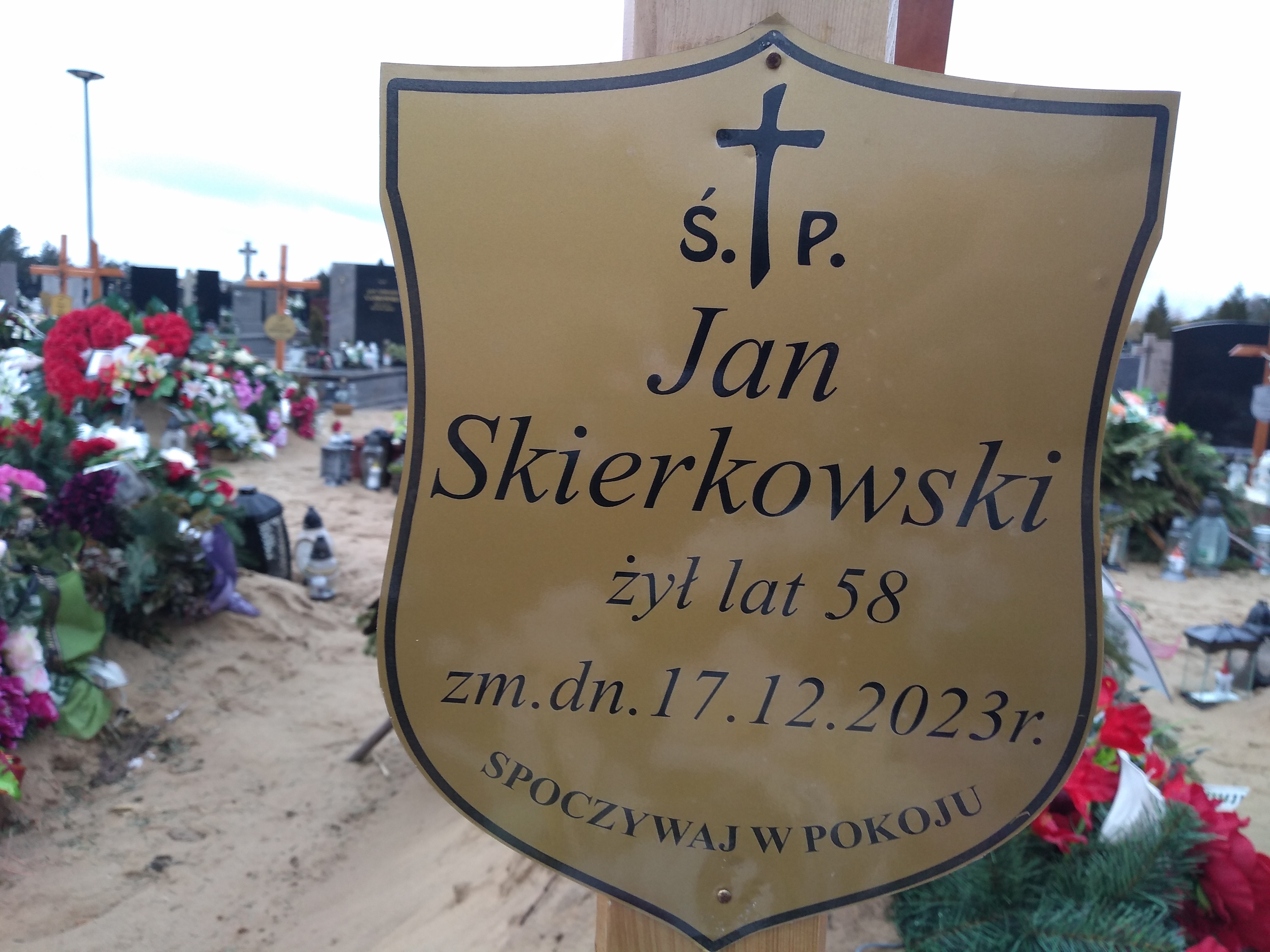 Jan Skierkowski 1965 Ostrołęka - Grobonet - Wyszukiwarka osób pochowanych